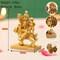 Brass Durga Idol Statue Religious Figurine Goddess Maa Durga Mata Rani Murti for Navratri Pooja Room Home Temple Mandir Decor - Housewarming Gift (3.5 Inches)